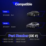 اكس 4 اكس زد مستشعر بطارية السيارة 38920-T2A-A04 مع موصل ضفيرة لهوندا اكورد 2013-2017 / 2014-2020 RLX
