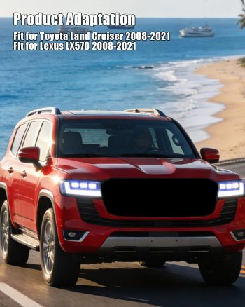 بوق سيارة كيو ال زد او زد بي بديل لتويوتا لاند كروزر ولكزس LX570 2008-2021، زوج واحد، رقم قطعة 08522-60010
