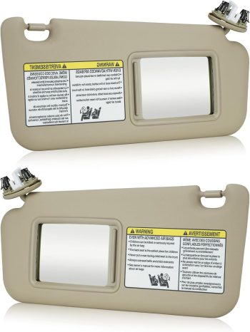 حاجب شمس تويوتا راف 4 2006-2013 مع مرآة LED