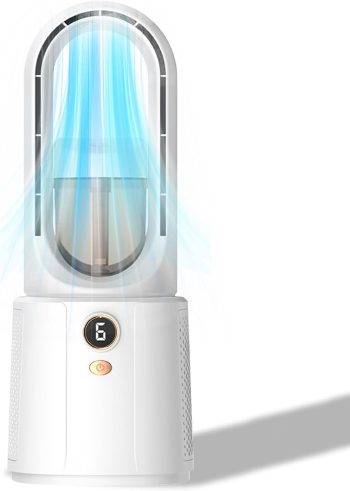 فااو دو مبرد هواء شخصي محمول هادئ 3 في 1 بمنفذ USB لون اخضر