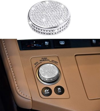 كونج جينج ملصق غطاء إطار ساعة لامع متوافق مع لكزس RX 350 450h 11.7 سم x 8.9 سم