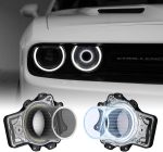 مجموعة تحويل مصابيح أمامية LED لسيارة دودج تشالنجر 2015-2020