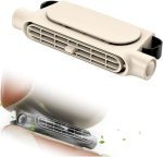 مروحة تبريد مقعد السيارة من ال اي كيو كيو، 3000mAh قابلة لإعادة الشحن