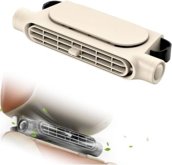 مروحة تبريد مقعد السيارة من ال اي كيو كيو، 3000mAh قابلة لإعادة الشحن