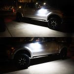 مصباح باب مرآة جانبية LED فورد F150 اكسبلورر ايدج اكسبيديشن فليكس فيوجن توروس اكس 6000 كلفن من روكسيفي - قطعتين
